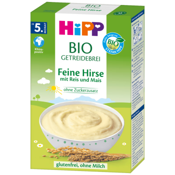 喜宝（HIPP）德国HIPP喜宝米粉有机米粉米糊宝宝辅食 小米粉200g【5月+】