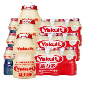 益力多（Yakult）活性乳酸菌饮品儿童饮料酸奶营养100ml/瓶 原味 多瓶可选 30瓶【JD快递+冰袋】