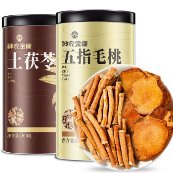 神农金康 五指毛桃土茯苓450g 汤料包原材料（五指毛桃250g+土茯苓200g）煲汤料