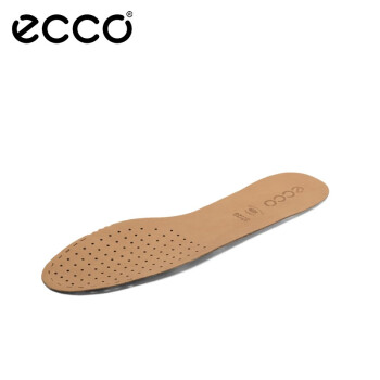 爱步（ECCO）防滑皮质透气女士鞋垫  舒适轻薄系列9059026 棕色905902600121 37/38