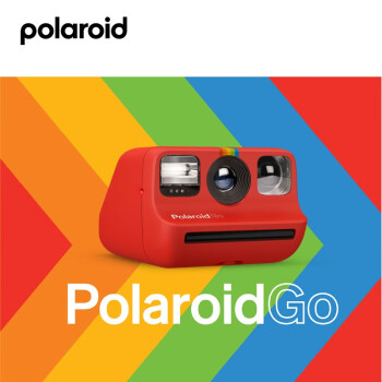 宝丽来（Polaroid） Go Gen2袖珍型一次成像照相机全新迷你拍立得相机 男女朋友节日礼物 红色 套餐一（标配+16张白边彩色相纸）
