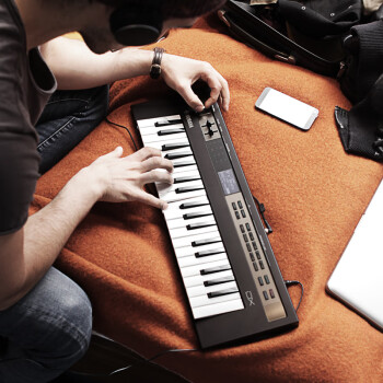 雅马哈 合成器reface系列迷你键盘DX YC CP CS 合成器 电钢琴 midi键盘 37键 Reface DX(FM调频合成器）