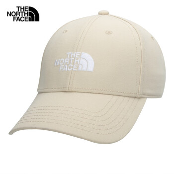 北面（The North Face） 运动帽23新款户外中性男女款棒球帽遮阳透气休闲帽子硬顶4VSV 3X4/卡其色 OS/均码/57.8cm