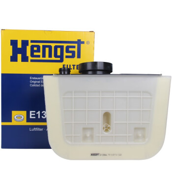 汉格斯特Hengst空气滤清器*E1338L(适配奥迪Q7 4M 3.0T TDI/新途锐Q8/新卡宴 2.0T)