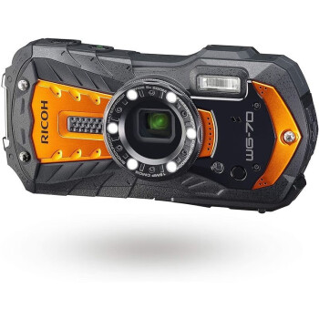 理光（RICOH） WG-70 水下防水运动相机 16MP 电影微距慢动作高分辨率 防水14M 橙色 促2