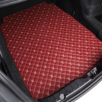 尼罗河 NILE汽车后备箱垫 专车专用定制环保尾箱垫 前程似锦-酒红色 奥迪A6L A4L A8L A6A3A4A5A7