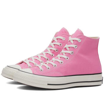 匡威（Converse）女士板鞋 CHUCK TAYLOR 轻质系带学生鞋透气帆布鞋经典平底鞋 Pink 39.5