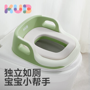 可优比（KUB）儿童马桶坐便器宝宝坐便圈男女孩马桶圈婴儿厕所辅助 pu软垫