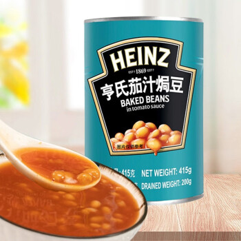 亨氏（HEINZ）白芸豆  茄汁焗豆415g 调味佐餐烹煮搭档调味品 415g*1罐