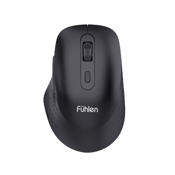 富勒Fuhlen富勒A05BT双模蓝牙无线鼠标商务家用办公台式笔记本通用 黑色 无光 2.4G+蓝牙