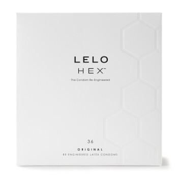 瑞典LELO公司石墨烯结构六边形个性创意安全套进口超薄避孕套 36只装