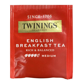 茶里 英国原装进口英式早餐伯爵锡兰红茶绿茶茉莉花茶10包/袋 英式早餐10茶包