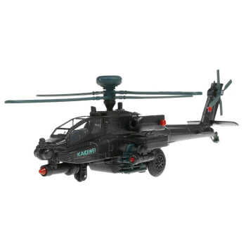 凯迪威 合金飞机模型1:64美国AH-64D“阿帕奇”直升飞机仿真模型摆件男孩玩具 685052