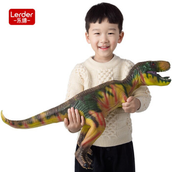 乐缔可发声软胶款73CM斜长大恐龙玩具仿真动物儿童宝宝玩具霸王龙恐龙模型宝宝生日礼物