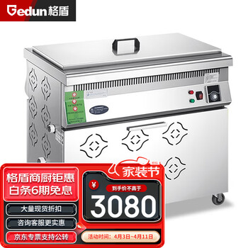 格盾（gedun）电炸炉商用油水分离油炸锅商用摆摊大容量电热油炸炉炸鸡炸油条机 燃气款 TB-3R