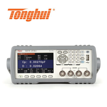 同惠（Tonghui）台式数字电桥测试仪高精度LCR电阻电感电容表 TH2817B+