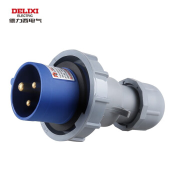 德力西电气（DELIXI ELECTRIC）防水工业插座插头IP67级耦合器连接器航空插头耦合器可配套连接件 IP67 16A 3芯 250V工业插头(公