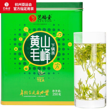 艺福堂茶叶绿茶2024新茶 黄山毛峰 雨前茶下锅茶安徽特产茗茶250g