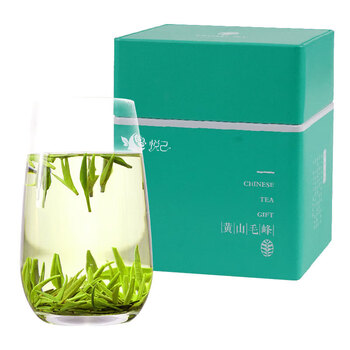 悦己（life） 黄山毛峰绿茶春茶新茶茶叶黄山一级毛峰75g 小罐适喝装自己喝 (买两罐送礼盒)75g