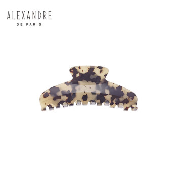 Alexandre De Paris亚历山大欧美风抓夹发饰鲨鱼夹ACCL-7706 G琥珀色大号