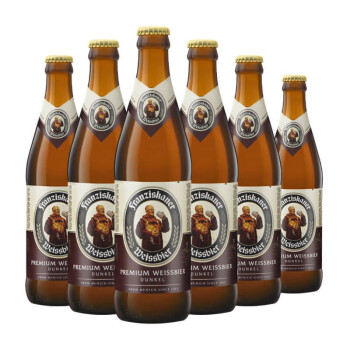 【酒小二】德国风味 教士范佳乐小麦黑啤11.75°P（国产）瓶装450ml 6瓶