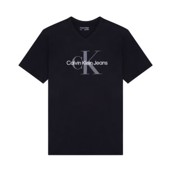 卡文克莱（Calvin Klein）网球穿搭 男士短袖T恤40GC207 40GC207-001黑色 S