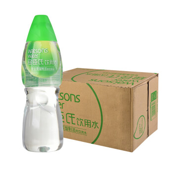 屈臣氏（Watsons）蒸馏水制法饮用水纯净水 600ML*15瓶 600ML*15瓶蒸馏水 整箱 瓶装