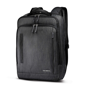 新秀丽（Samsonite）男士双肩包 SXK SLIM 商务百搭休闲旅行通勤背包15.6英寸电脑包 黑色