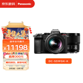鬆下S5W（Panasonic）全畫幅微單相機/無反/單電/數碼相機 鬆下鏡頭20-60mm+ 50mm雙鏡頭套機