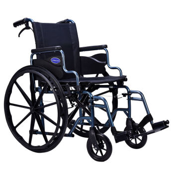 巨贸（JUMAO）多功能铝合金折叠轻便便携式超轻老年人轮椅老人成 JM-W535-9