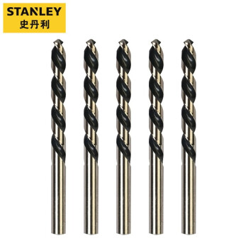 史丹利（STANLEY）HSS高速钢麻花钻头金属钻头8.5mm 5支装 95-222-23