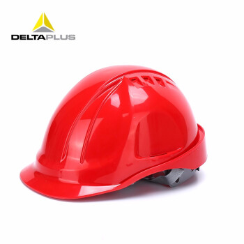 代爾塔 經典M型安全帽 防衝擊ABS材質可調節透氣閥8點式織物內襯 一鍵式後箍調節 多色102106 紅色