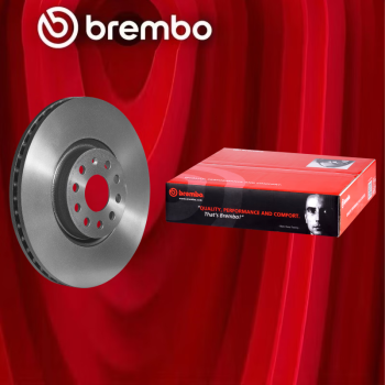 布雷博（Brembo）前後刹車盤製動盤適用於奔騰B30 B50 B70 B90 X80 高碳噴塗UV B30 11/15- 前刹車盤