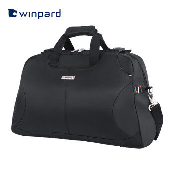 威豹（WINPARD）旅行袋手提旅行包男女休闲旅行单肩包轻便多口袋 黑色/克色(新版) 大