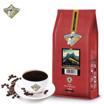 博达典藏牙买加蓝山咖啡豆 进口生豆新鲜烘焙纯黑咖啡豆 500克袋装