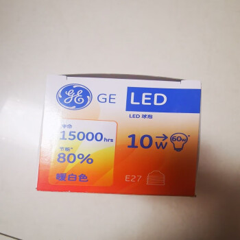 GE LED球泡 LED灯泡 10W 3000K 白炽灯色 暖黄色