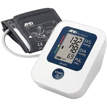 A&D 进口家用 血压计 上臂式血压仪UA -651 宽量程袖带  一键式操作 数字屏幕心律不齐检测
