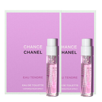 香奈儿（Chanel）女士香水小样体验装 邂逅柔情香水1.5ml*2 粉邂逅