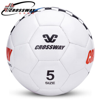克洛斯威(CROSSWAY)5号足球比赛训练儿童幼儿园小学生耐磨PU球 PU足球-F511黑白;5号球