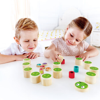 Hape互动游戏棋  策略游戏棋亲子互动益智玩具 男孩女孩儿童礼物 虫虫记忆游戏 E5556