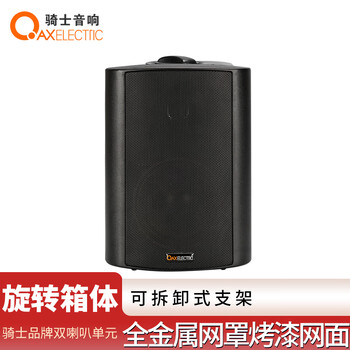 骑士音响（QAXELECTRIC） 骑士音响 会议培训室壁挂音响 商铺办公室公共广播背景音乐音箱喇叭 QAX2000/B11-20W