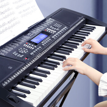 美科（MEIRKERGR）力度键电子琴61键成人儿童初学多功能幼师专业智能多功能教学电钢琴乐器 官方标配+大礼包