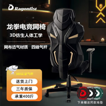 RAGONFIST 龙拳 电竞椅家用电脑椅子可躺办公椅人体工学椅老板椅游戏椅 战斗机甲xp-17