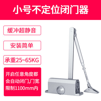 山头林村顶固隐藏式闭门器闭门器家用推拉门简易弹簧闭合神器消防防火门自 小号不定位自动关门