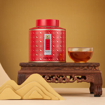 八马茶叶:武夷特级正山小种红茶自己喝罐装散茶60g