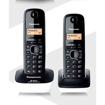 松下（Panasonic）电话机 KX-TG12CN数字无绳电话子母机 TG32CN TG33 TG53全系 象牙白TG12CN-2套装