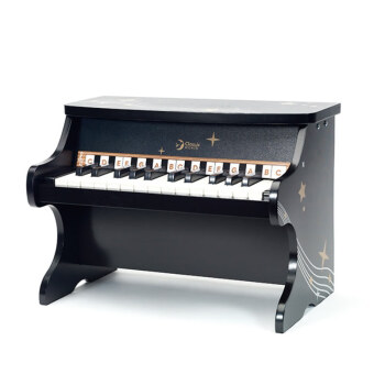 可来赛（Classic world）儿童钢琴玩具机械可弹奏25键木质男女孩1-6岁宝宝生日礼物黑色