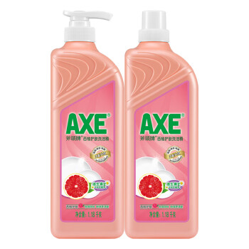 斧头牌（AXE）西柚护肤洗洁精1.18kg*2瓶祛油维E呵护不伤手新老包装随机发货