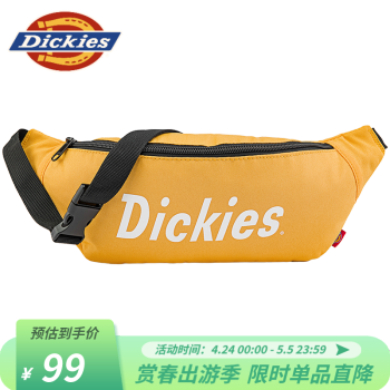 dickies男女腰包 休闲简约日常用品胸包 DK010513 金盏橘