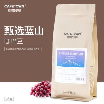 南美豹咖啡小镇蓝山风味咖啡豆咖啡生豆新鲜烘焙原产地咖啡豆 454g